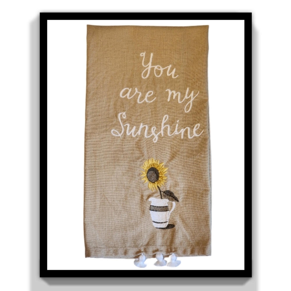 Primitives by Kathy Kitchen Towel~You are my Sunshine NWOT